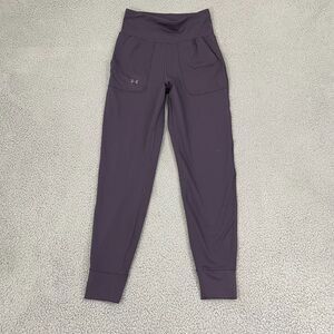 Under Armour Motion Jogger Women XS Misty Purple Athletic Stretch Pull On Pants
